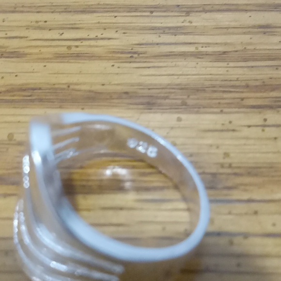 COPY - Sterling silver wave ring (size 9) - Picture 3 of 4